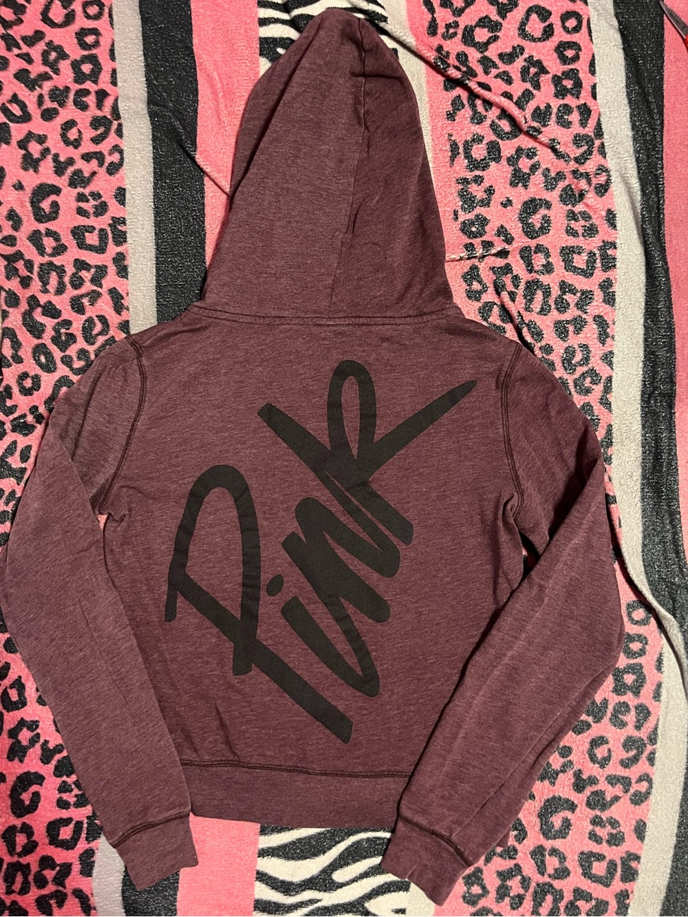 Vintage PINK Victoria's Secret zip up jacket